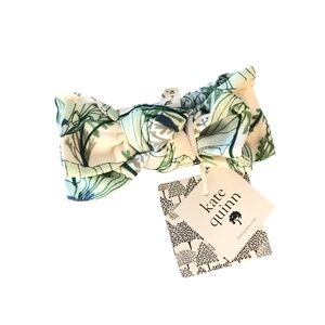 🆕 Kate Quinn Organic Aqua Poppy Bow Headband